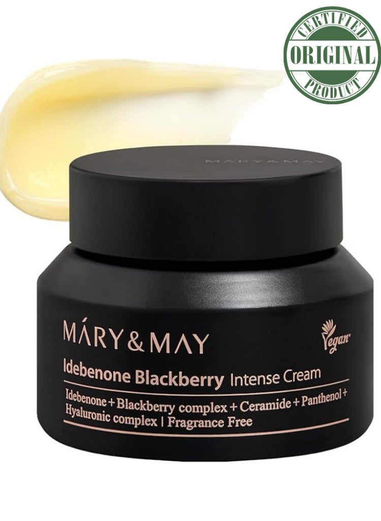 Mary & May  كريم ماري آند ماي إيديبينون بلاك بيري المكثف لإصلاح البشرة بعمق وترطيبها ضد الشيخوخة - Image 1