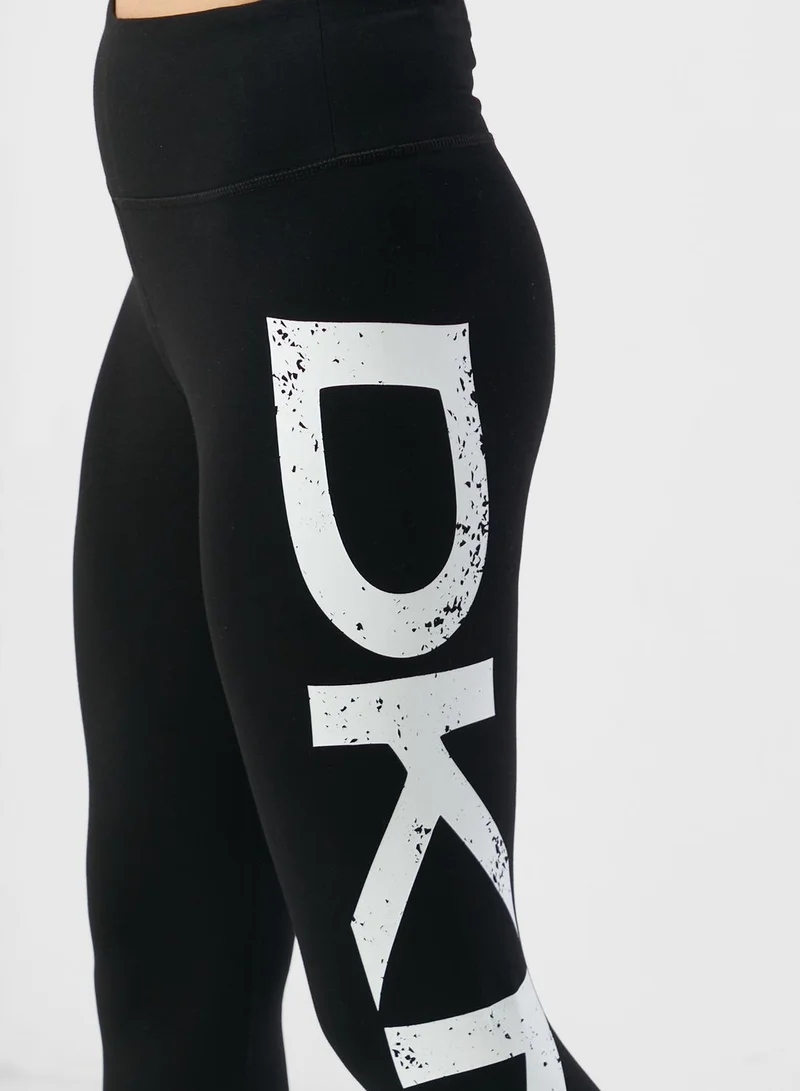 DKNY High Waist Logo Leggings
