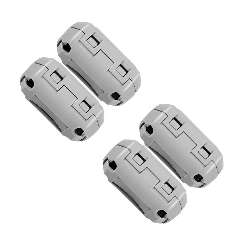 4 pcs Anti-static Mini 3D Printer Accessories Crack Resistant Parts Dust Removal Filament Cleaner Wiped Off Filters Blocks 1.75mm Filters (Grey) - Image 1