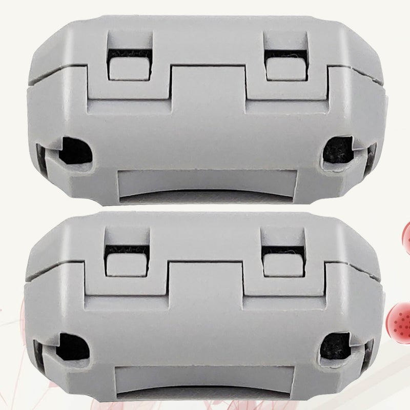 4 pcs Anti-static Mini 3D Printer Accessories Crack Resistant Parts Dust Removal Filament Cleaner Wiped Off Filters Blocks 1.75mm Filters (Grey) - Image 4