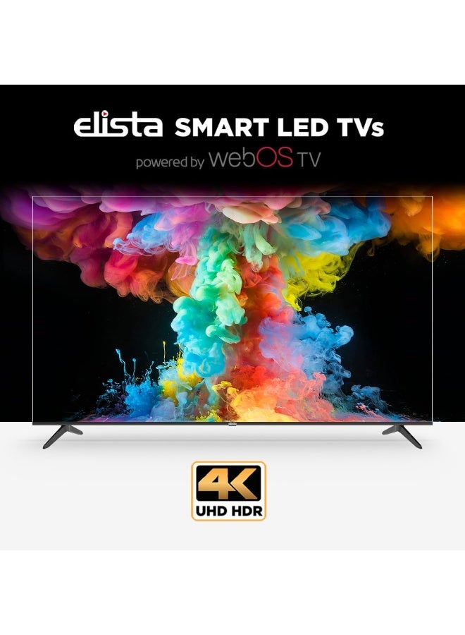 Elista 85-Inch 4K UHD Smart LED TV | WebOS Platform | HDR10 | Bezel-Less Design | Dolby Audio | Built-in Chromecast & Apple AirPlay | Magic Remote | Hands-Free Voice Control – Model GTV-85UHDELD - Image 3