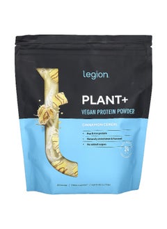 Legion Athletics Legion Athletics, Plant+, Vegan Protein Powder, Cinnamon Cereal, 1.5 lbs (680 g)  - Image 1