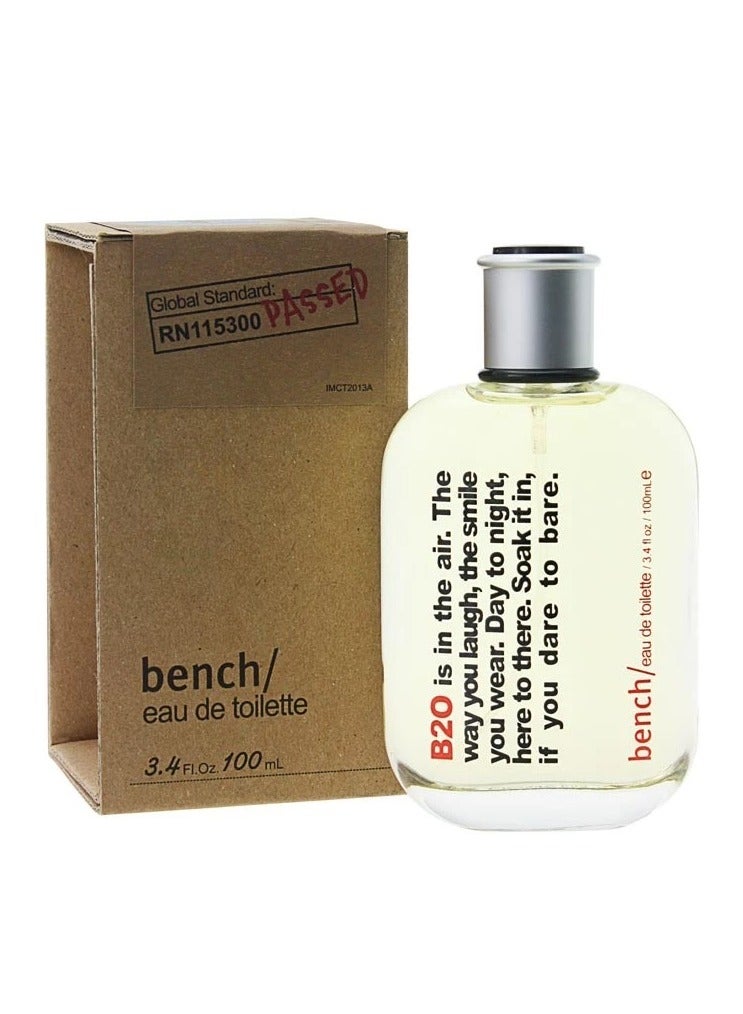 Bench B20 Eau de Toilette Perfume  - Bold, Woody & Armotaic Scent - Long-Lasting Fragrance - 100 ml - Image 2