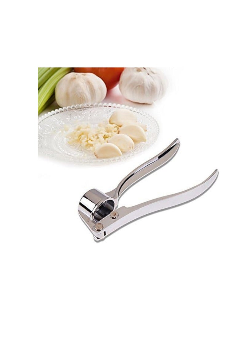 Generic Stainless Steel Garlic Presser One Piece Silver  - Image 3