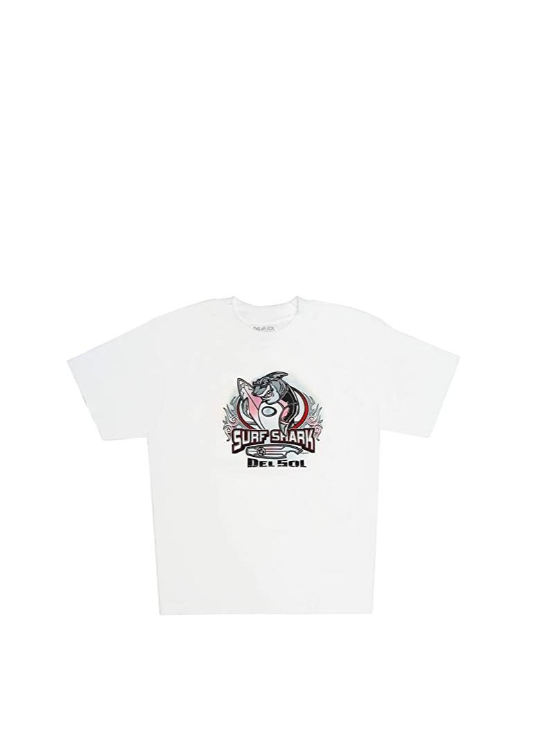Del Sol Color Change Kids' T-Shirt  Delsol  Color Change Surf Shark - Image 2