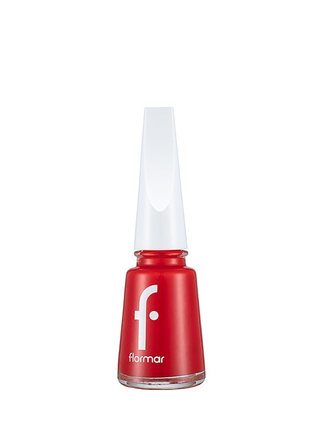 flormar Nail – Enamel 380 Pomegranate Flower – High Pigment, High Shine, Long-Wear 380-POMEGRANTE FLOWR NEW - Image 1