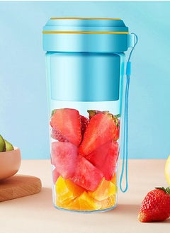 Yuwell Portable Juicer Cup Mini Juicer Blender For Smoothies Juices And Shakes Portable Juicer Cup With Powerful Motor Suitable For Home Travel Office And Gym 300ML  - Image 2