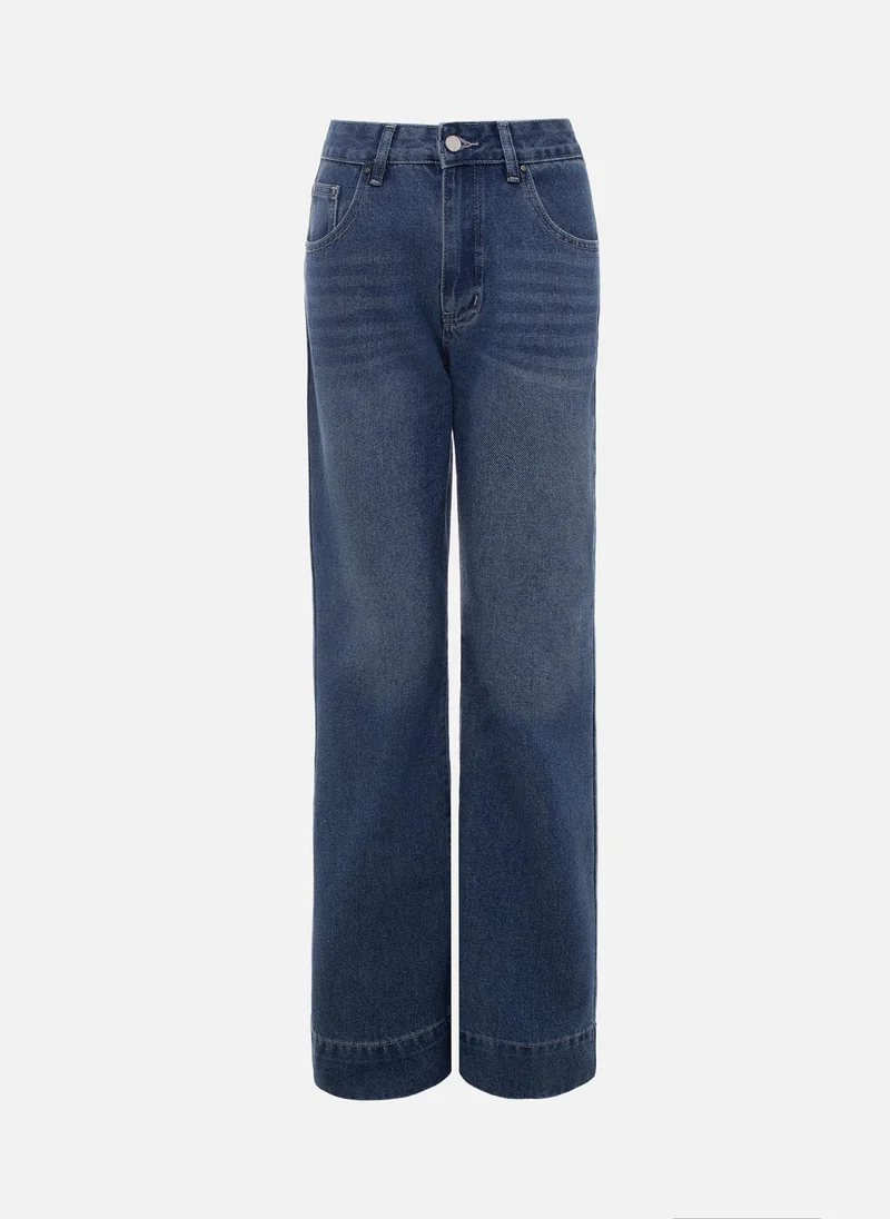Lichi Straight jeans with scuffs