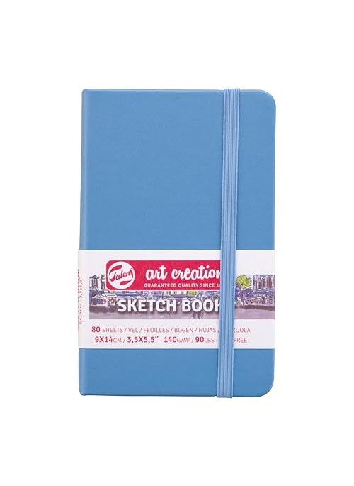 Talens Art Creation Royal Talens T9314211M 441807 Talens Art Creation Sketchbook Drawing Planner 35 x 55 inches 9 x 14 cm Lake Blue 