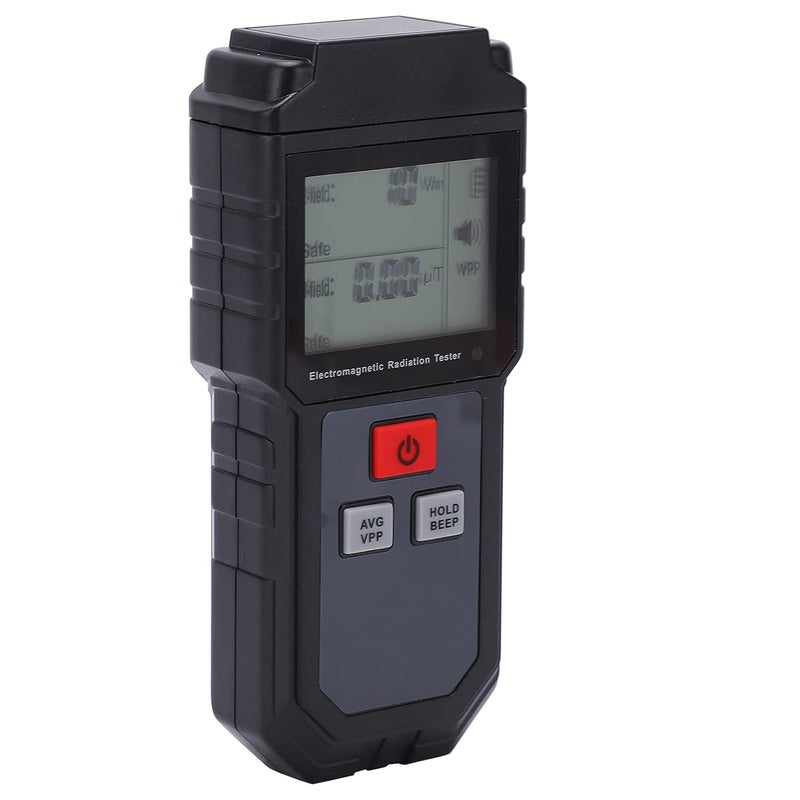 ET825 Radiation Tester with Sound Light Alarm Data Lock and HD LCD Display Black - Image 3