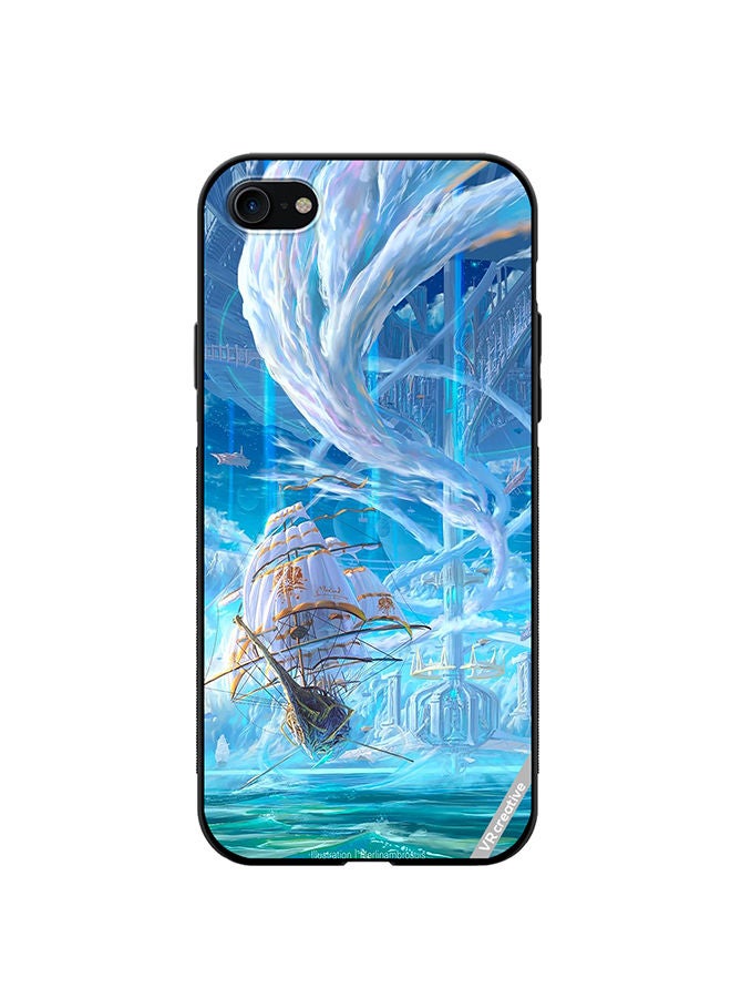 VR CREATIVE Protective Case Cover For Apple iPhone 7/8/SE 2020 Castle With Clouds Design Multicolour - Image 1