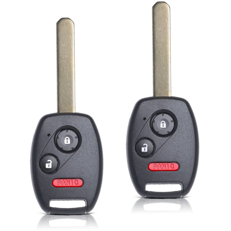 MechanMagic 2PCS Key Fob Remote Replacement Fits Honda CRV 2007 2008 2009 20102013CRZ 2011 2014 2015FitInsightAccord CoupeCrosstour MLBHLIK1T Keyless Entry Remote Control 35111SWA306
