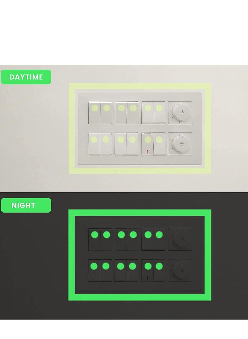 Luminous Tape Waterproof Self-adhesive Green Light with Dot Stickers for Stairs Stage Wall Lamp Decoration 3 Rolls Glow in the Dark 15 Meters - Image 3