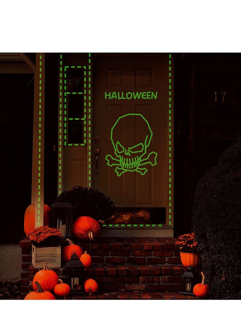 Luminous Tape Waterproof Self-adhesive Green Light with Dot Stickers for Stairs Stage Wall Lamp Decoration 3 Rolls Glow in the Dark 15 Meters - Image 2