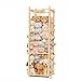 BENCHRY Stuffed Animal Storage Wood Stuffed Animal Zoo Storage with Brake Wheels Space Save Toy Organizer Large Capacity Stuffed Animal Holder Perfect for Nursery Playroom Kidroom Bedroom543 Inch - Image 3