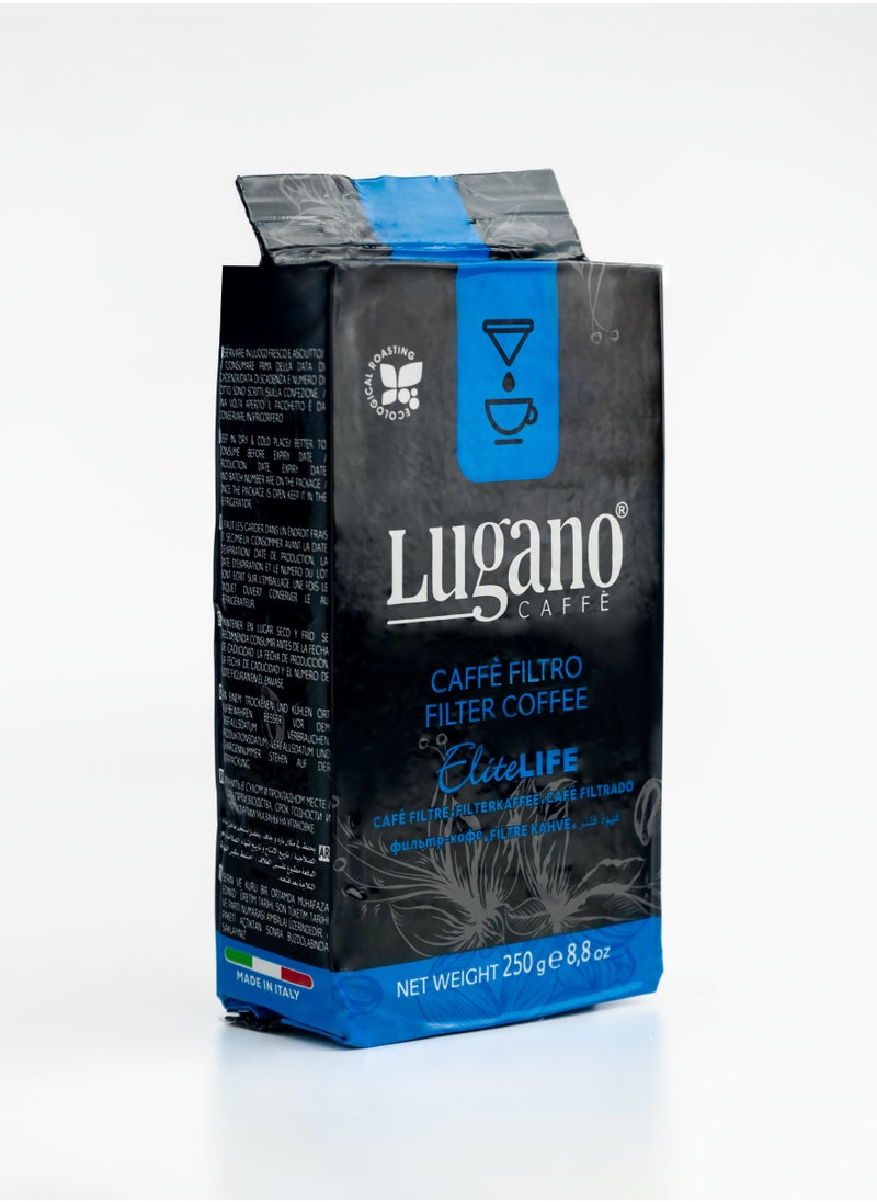 Lugano Elite Life Drip Filter Coffee - 250gm  - Image 3