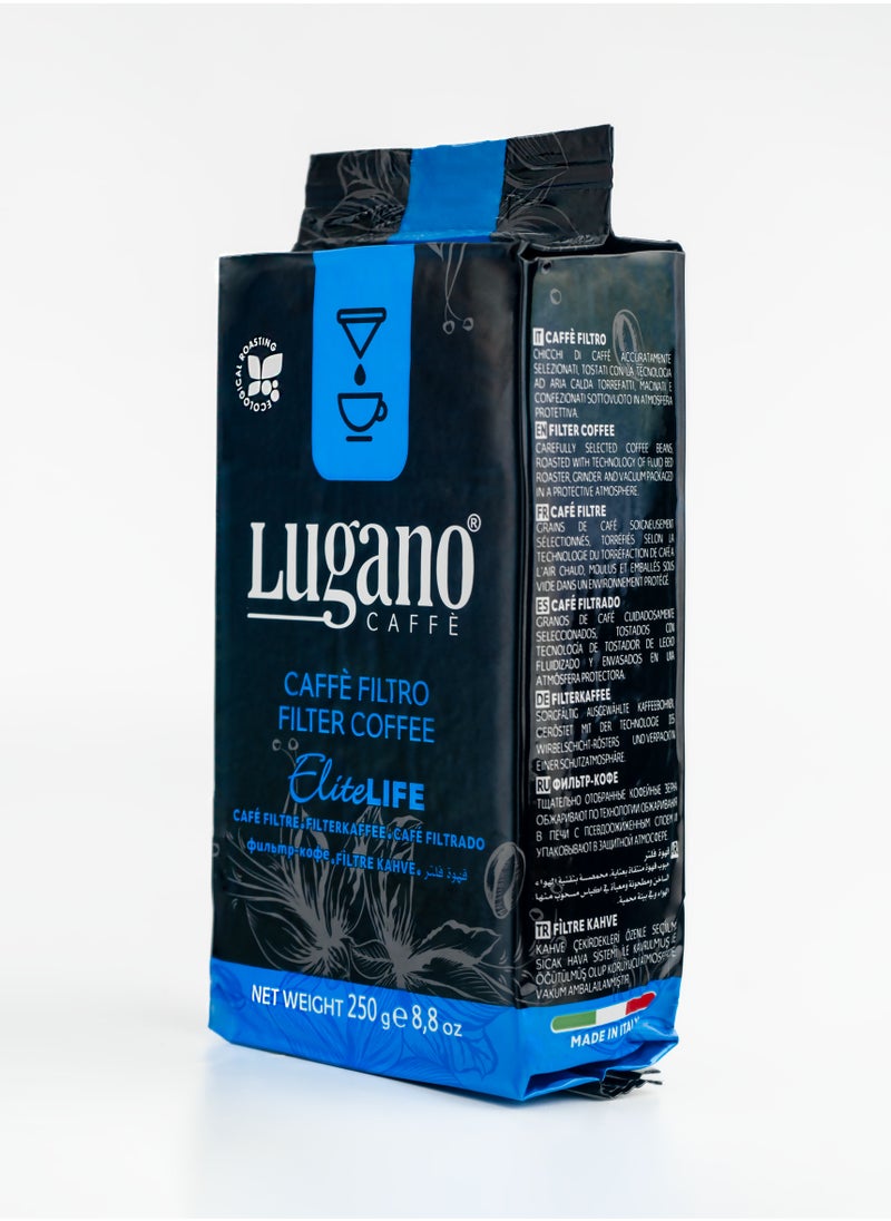 Lugano Elite Life Drip Filter Coffee - 250gm  - Image 4