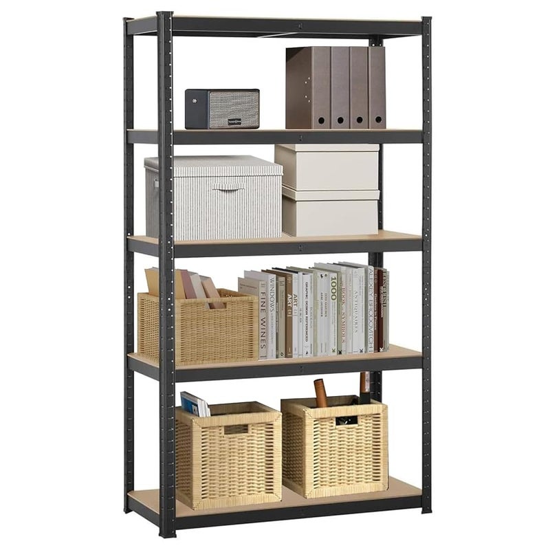 DAYONG 5 Tier Garage Shelving, Adjustable Storage Shelving Unit, Metal Storage Shelves Utility Rack for Basement, Warehouse, Pantry, 183cm H x 90cm W x 40cm D, 175kg Capacity Per Shelf - Image 1