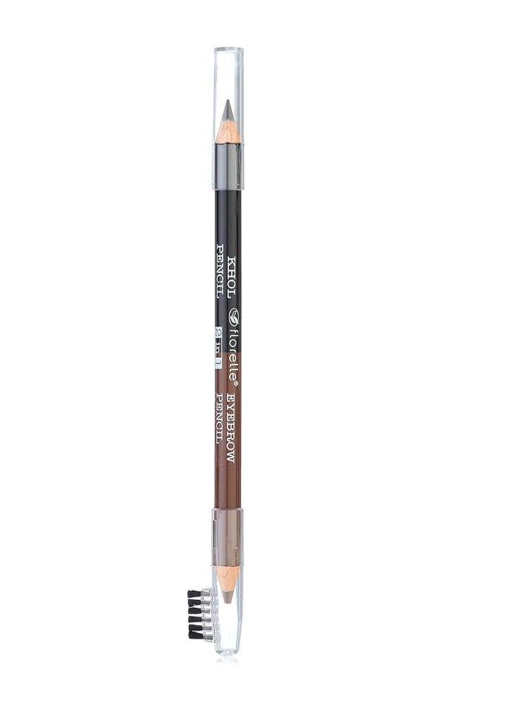 florelle F 2IN1 EYEBROW PENCIL