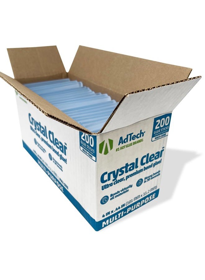 AdTech 220-145-5 4" Full Size Hot Glue Sticks, 4 inch, Clear - Image 1