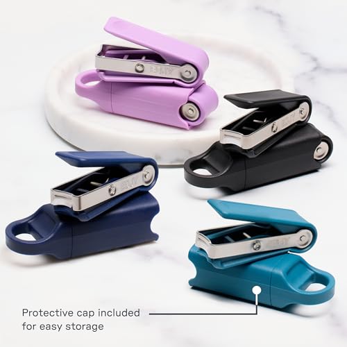 EDJY Fingernail Cutter - Precision Stainless Steel Nail Cutter for Fingernails | Sharp Blade, Ergonomic Design, Durable & Rust-Resistant | Ideal for Men and Women | Navy | 2-Pack - Image 5
