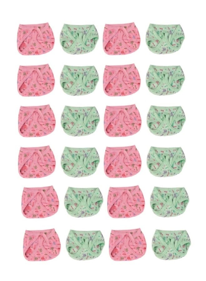 Wavva® Pure Cotton Baby Langota Nappies Cloth Diaper for 0-12 Months Pure Cotton, Super Soft, Easy to tie, Easy to Clean, and Durable to Withstand Many Wash. (24) - Image 1