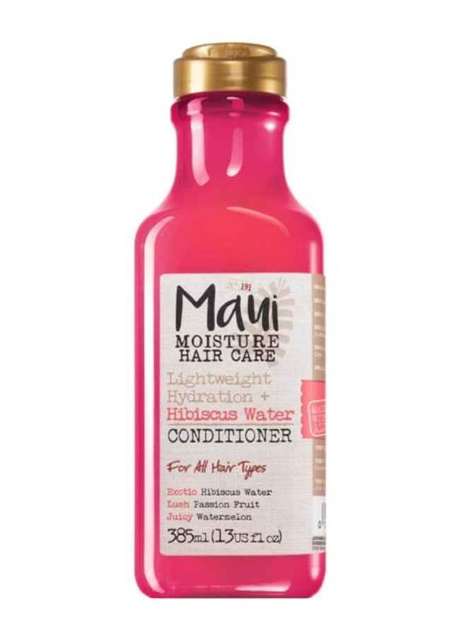 MAUI MOISTURE Lightweight Hydration + Hibiscus Water Conditioner For Daily Moisture No Sulfates385 ML 