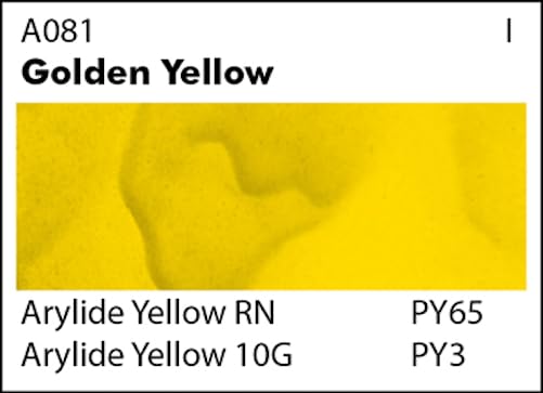 Grumbacher Academy Watercolor Paint, 7.5ml/0.25 Ounce, Golden Yellow (A081) - Image 2