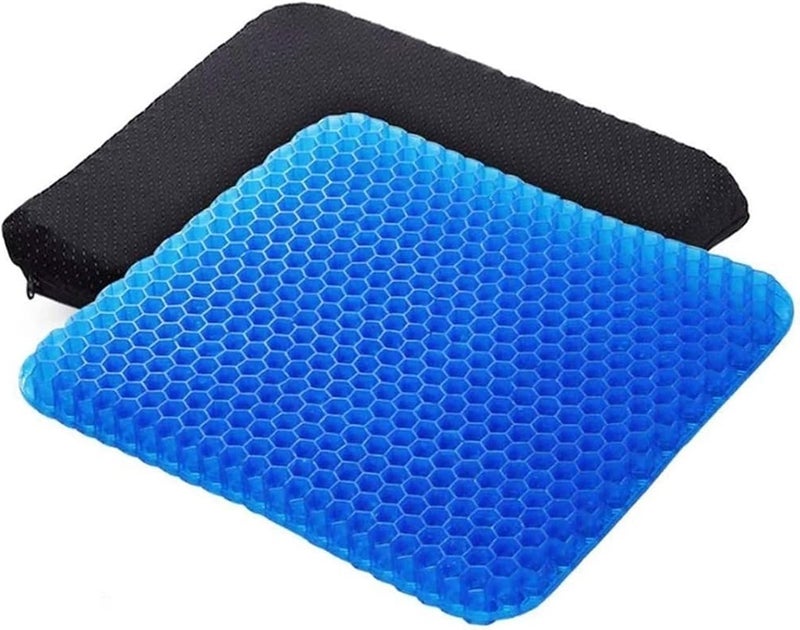 CHIPEL cushions Gel Seat Cushion washable cover Breathable Honeycomb For Pressure Relief Back Tailbone Pain - Image 1