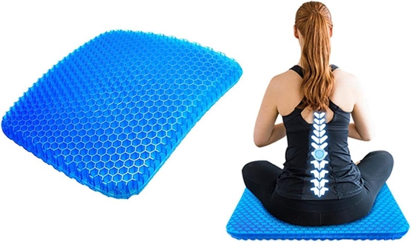 CHIPEL cushions Gel Seat Cushion washable cover Breathable Honeycomb For Pressure Relief Back Tailbone Pain - Image 3