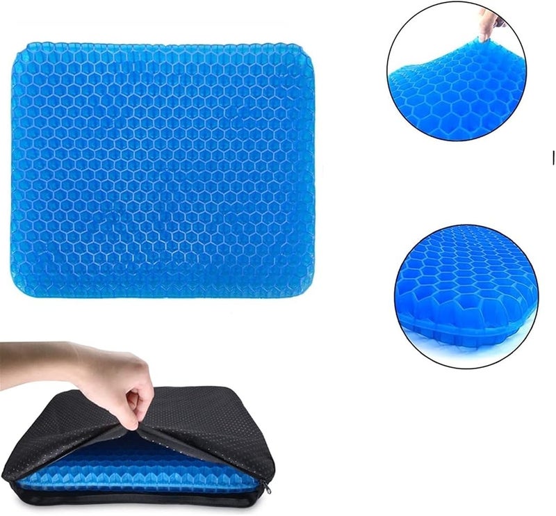 CHIPEL cushions Gel Seat Cushion washable cover Breathable Honeycomb For Pressure Relief Back Tailbone Pain - Image 4
