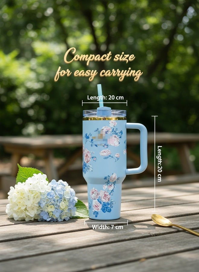 Stanley 40oz Quencher H20 Flowstate Stainless Steel Vacuum Insulated Tumbler with Lid and Straw for Water, Iced Tea or Coffee, Smoothie and More - Image 5