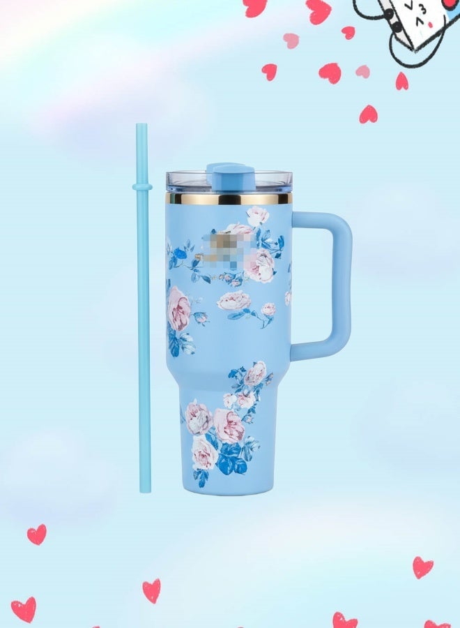 Stanley 40oz Quencher H20 Flowstate Stainless Steel Vacuum Insulated Tumbler with Lid and Straw for Water, Iced Tea or Coffee, Smoothie and More - Image 2