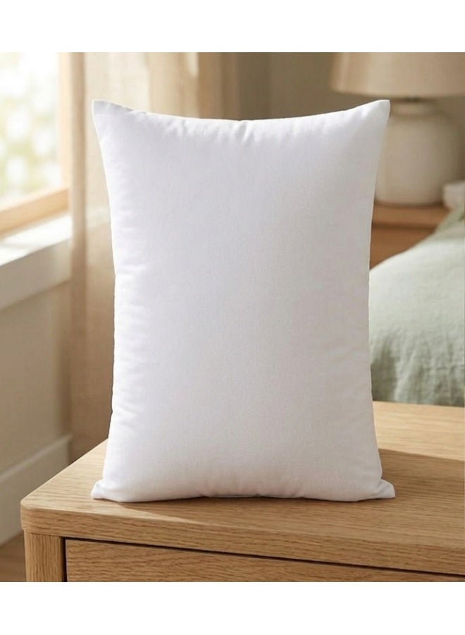 30x50cm Cushion Inner Pillow | 65 GSM Soft Fabric | 280g Fluffy Fiber Filling | 360g Decorative Cushion Insert for Sofa, Couch, Bed & Home Decor