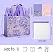 YANGTE 2 Pack 13 Large Beautiful Gift Bags Set with Greeting Card and Tissue Paper Reusable NonWoven Gift Wrap Bags with Handle for Presents of Any Birthday Weddings Mothers Day Special Moments - Image 4