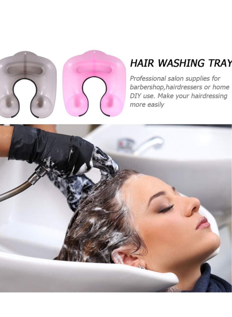 Y&D 2pcs Salon Hairdressing Neck Tray Plastic Hair Coloring Shoulder Support Cover Cutting Catcher Professional Perming Rest Container Clothing Protector Tool  - Image 5