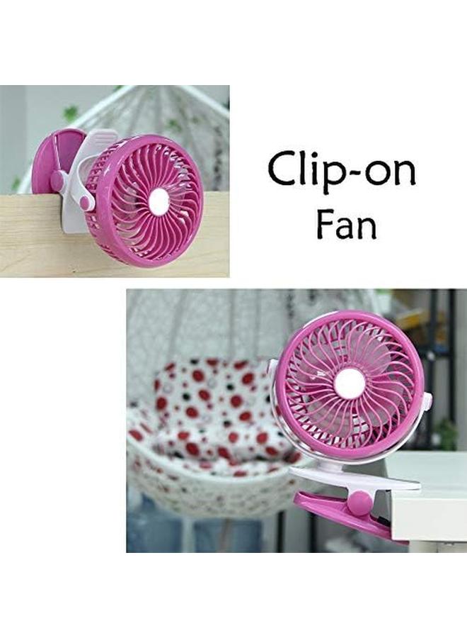 نانوتك مروحة USB صغيرة بمشبك على المكتب ومروحة قابلة لإعادة الشحن - Image 4