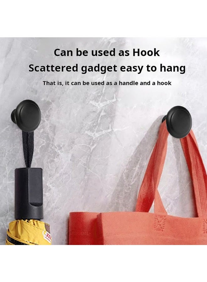 Rubvrenti 14 Pcs Kitchen Cupboard Knobs Handles Cabinet Door Knobs Vintage Matted Round Drawers Cupboard with 14 Screws,for Cabinets, Wardrobe, Office Furniture,Black, 30mm - Image 4