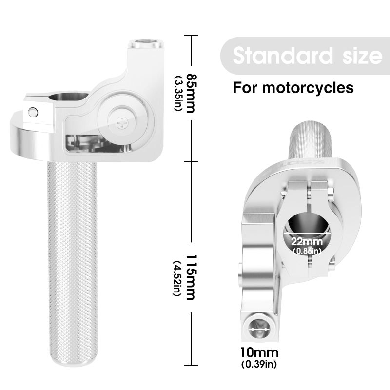 ZSDTRP Throttle Grip Motorcycle 22mm CNC Aluminum Quick Twister with Throttle Cable CRF50 70 110 IRBIS 125 250 Dirt Bike Motorcycle Accessorie - Image 3