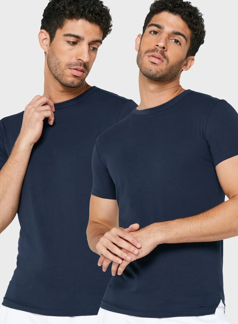 Hackett 2 Pack Essential Crew Neck T-Shirt