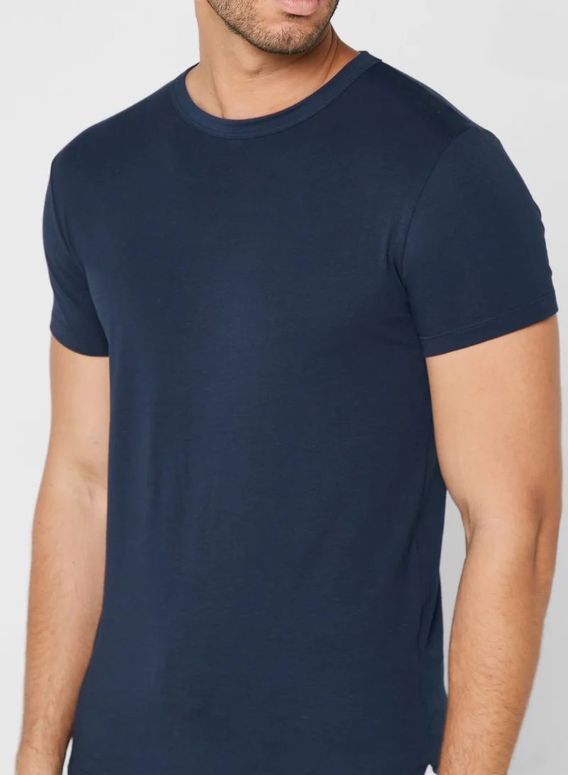 Hackett 2 Pack Essential Crew Neck T-Shirt