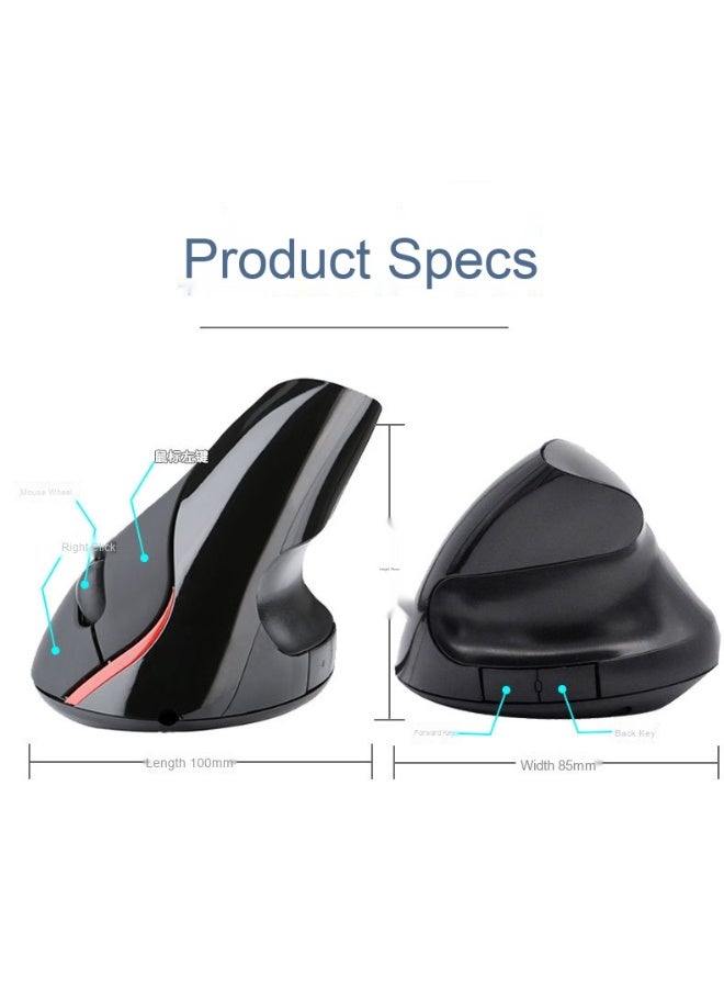 Universal Matte Vertical Optical Mouse for Laptops and Desktops - Image 4
