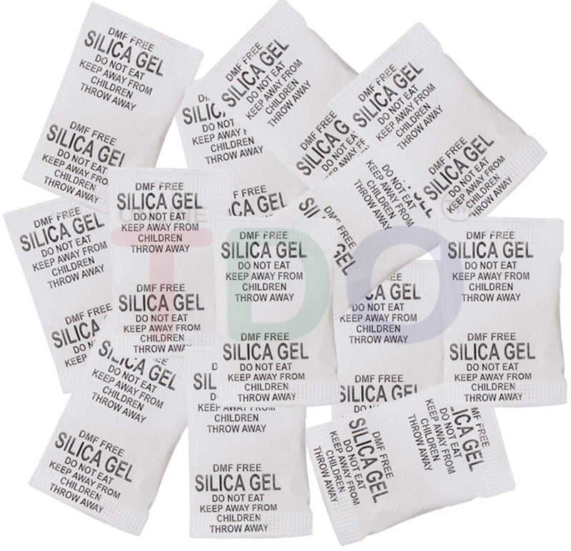 TDO Silica Gel 5 Gm Pouch 50 Pcs Pack Moisture absorbents Dehumidifier Silica Gel Bags for Moisture, Room, Cupboard, Kitchen, Shoe,Wardrobe,Etc... - Image 2
