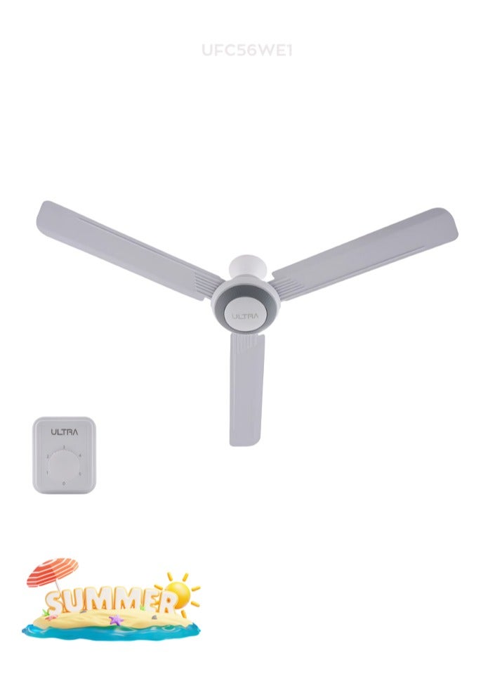 Ultra Ultra Ceiling Fan 56" – 85W – White – Model UFC56WE1 - Image 1