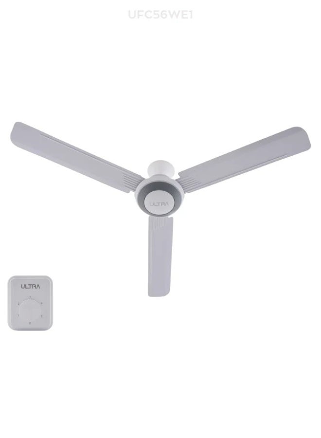 Ultra Ceiling Fan 56" – 85W – White – Model UFC56WE1