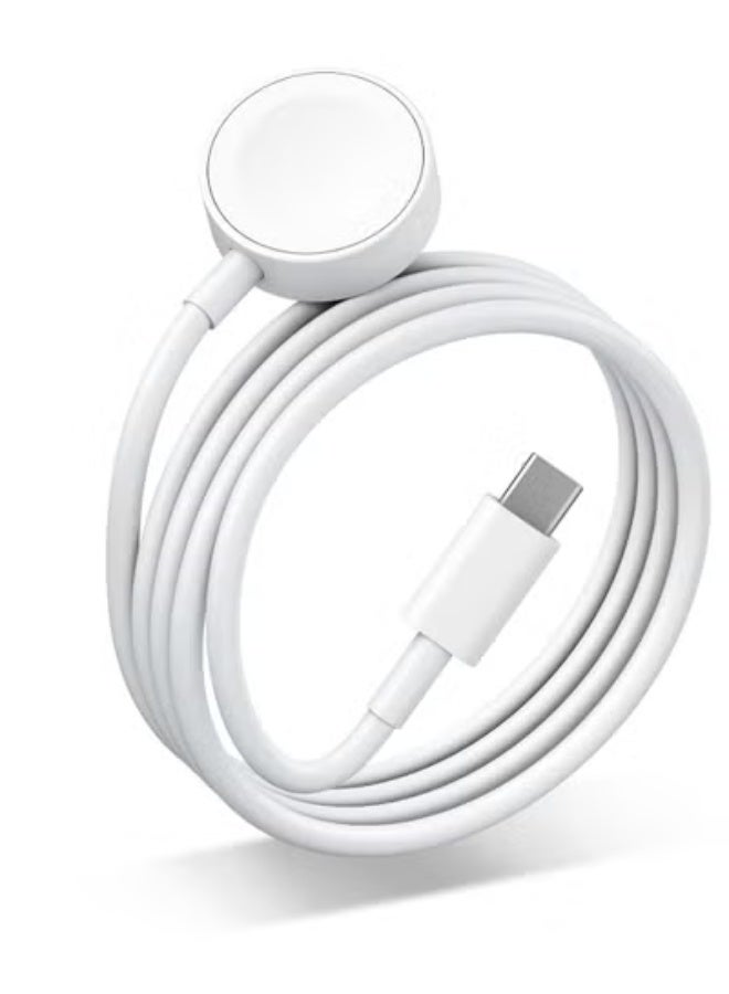 keloray Fast Charging USB C Watch Charger Cord Compatible for Apple Watch, Magnetic Watch Charging Cable Compatible for Watch Series 11/10/9/8/7/Ultra/Ultra2/SE2/6/5/4/3/2/1/SE1, Type C Cord, 1M - Image 1