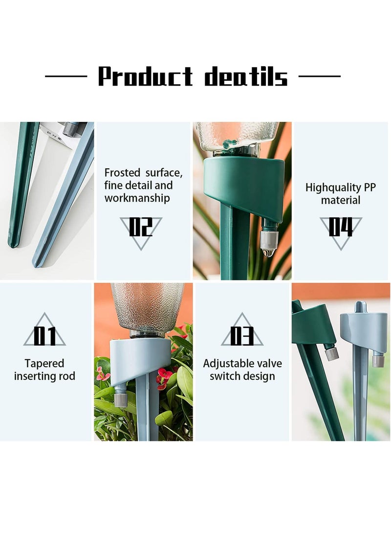 KASTWAVE Plant Watering Devices, Plant Watering Globes, Self Watering Spikes with Slow Release Control Valve Switch, Automatic Drip Irrigation Kit - Image 3