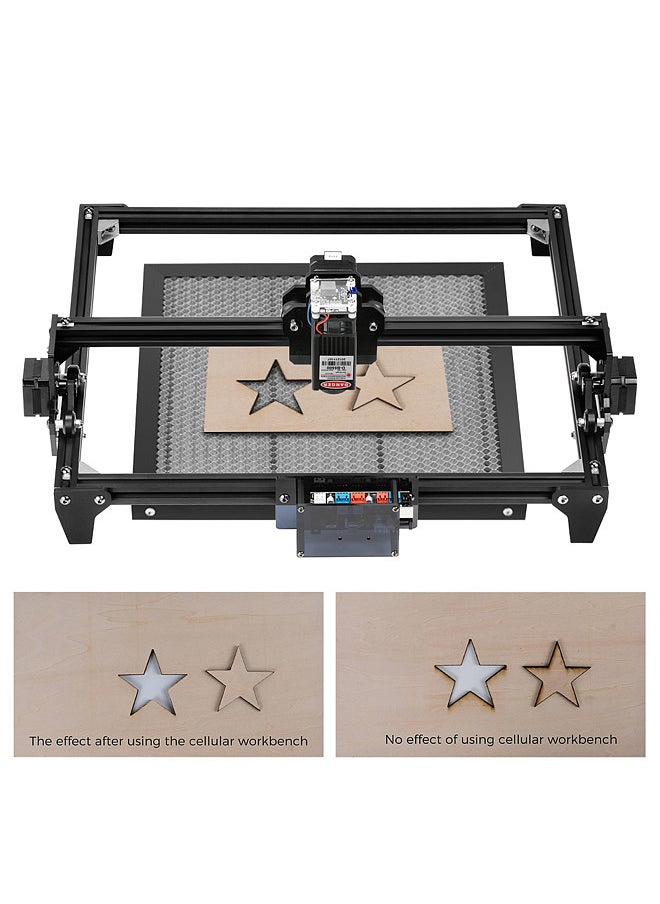 Two Trees Laser Engraver Honeycomb Working Table Steel Panel Board Platform for Laser Machine Clean Cutting Work 300x300x22mm Table-protecting for Carving Wood / Leather/Metal / Acrylic  - Image 1