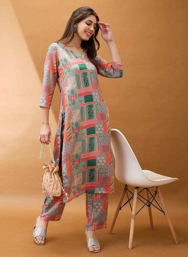 جلو باص طقم من بنطال وكورتا - Image 1