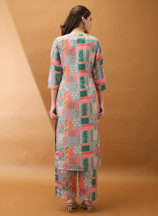 جلو باص طقم من بنطال وكورتا - Image 3